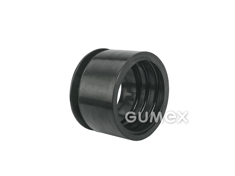 Endung 245 for AIRDUC 341, 350, 351, 355, TIMBERDUC 533, DN32, Pre-PUR-Etherbasis, DIN 32676, schwar, 
